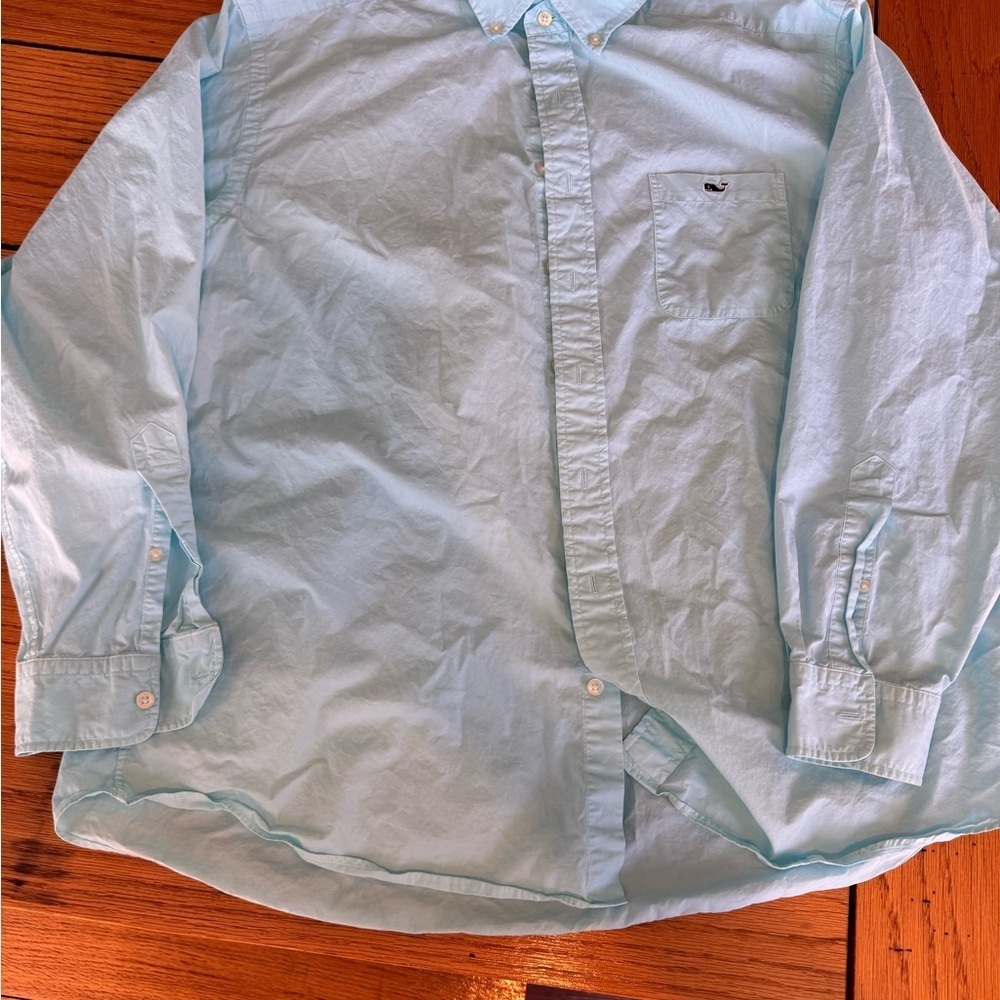 Vineyard Vines Men's Aqua Shirt Jacket